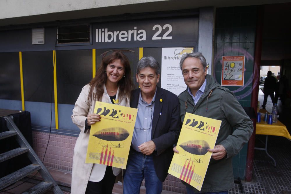 Actes del 40è aniversari de la Llibreria 22