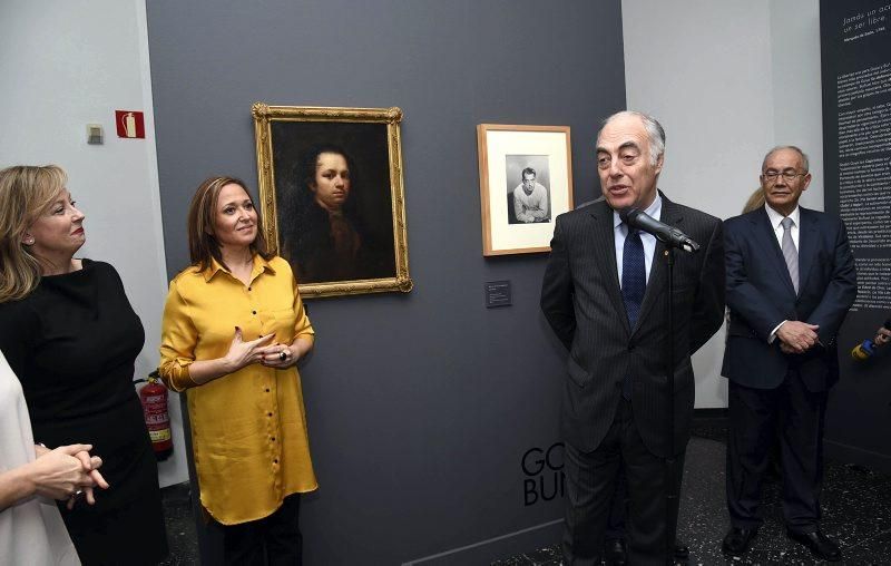 Presentación del primer autorretrato de Goya en su exposición con Buñuel en Madrid