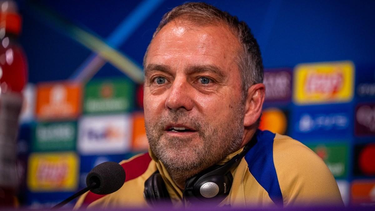 Flick, at the press conference prior to Inter-Barça, the return of the European semifinal in Milan.