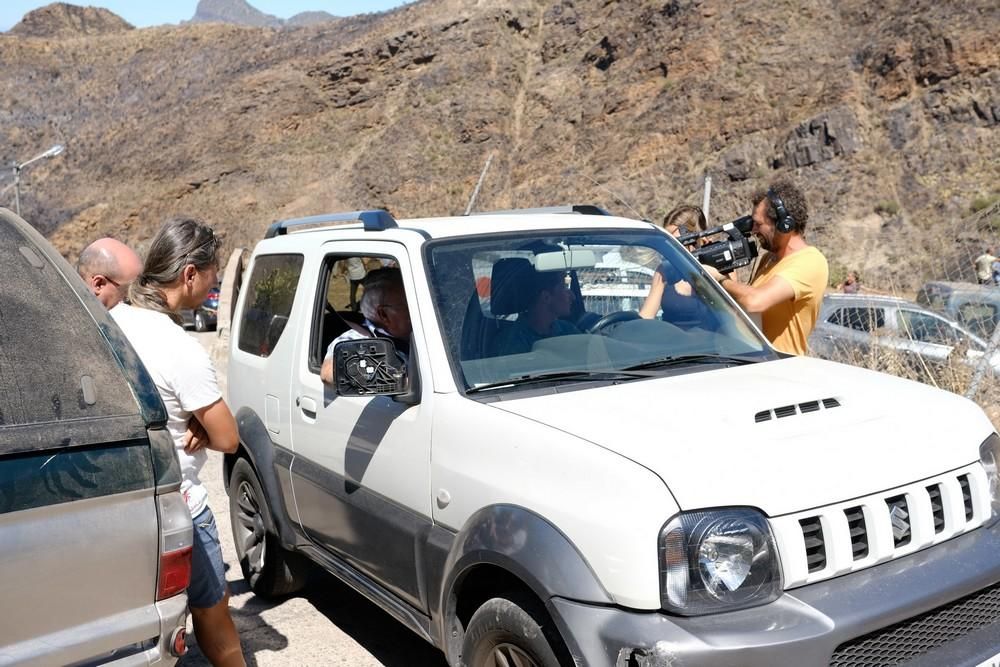 Tejeda tras el incendio