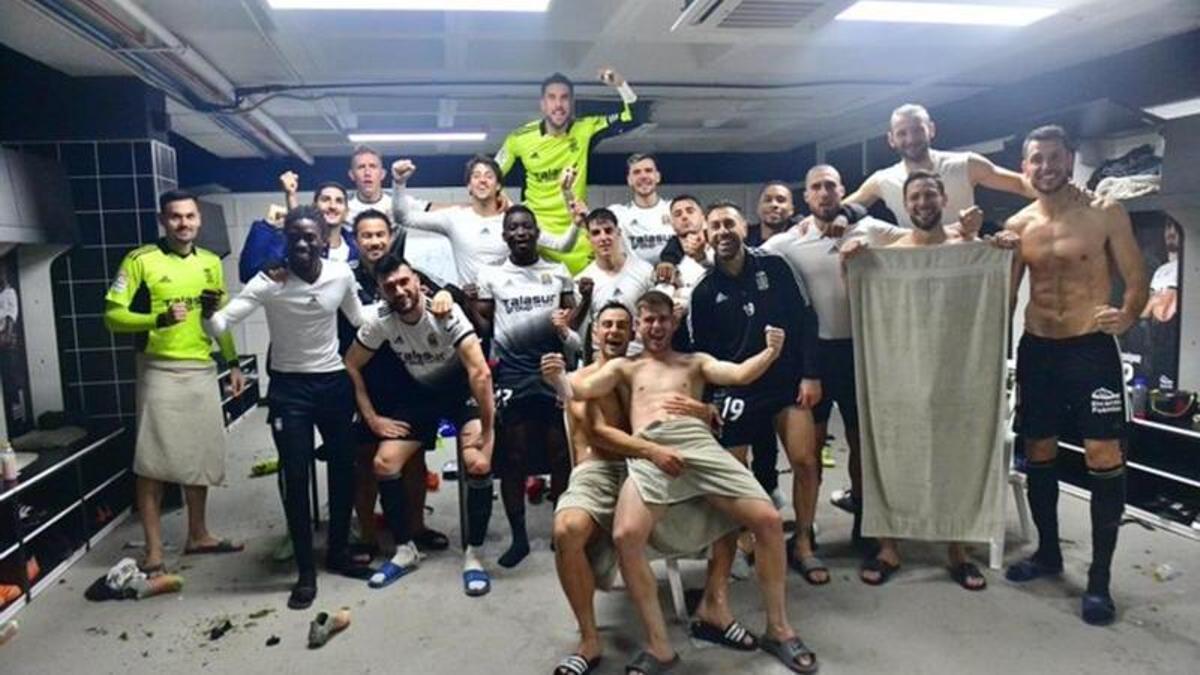 La imagen del FC Cartagena que se ha acabado haciendo viral.