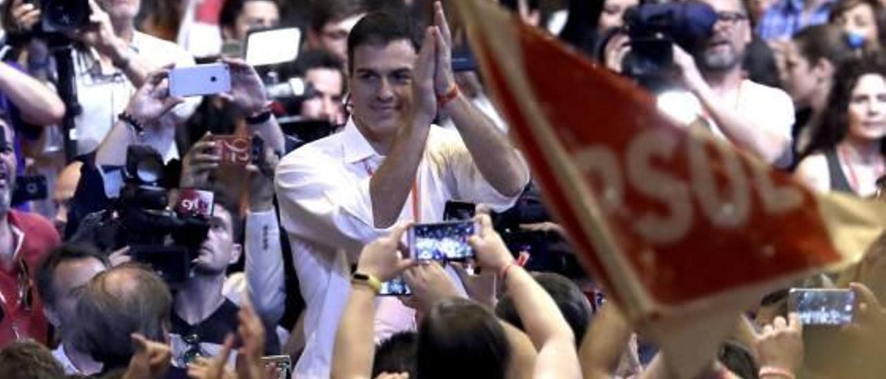 Un momento de la celebración del Congreso Federal del PSOE en Madrid.