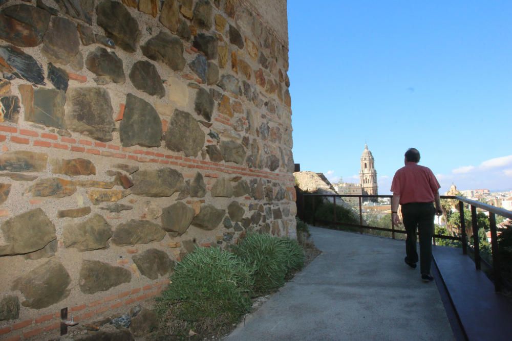 El nuevo mirador de la Alcazaba ya se puede visitar.