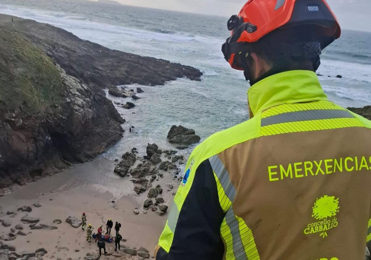 Rescate en Pedra do Sal (Carballo)