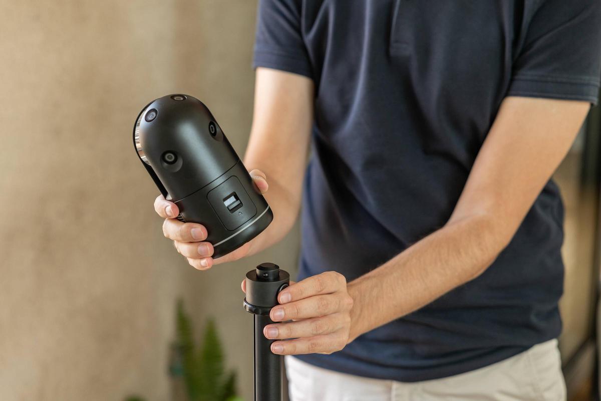 L’escàner Leica BLK 360 G2 que utilitza l’empresa.