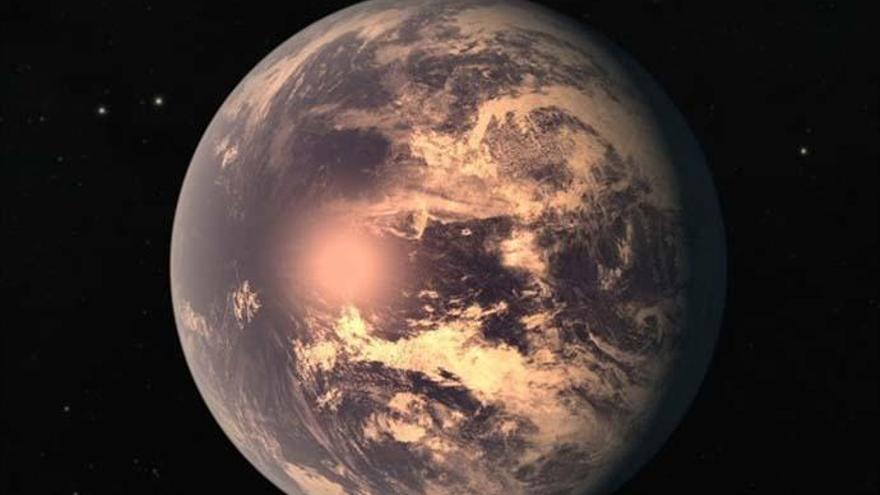 Imagen del mundo TRAPPIST-1e.