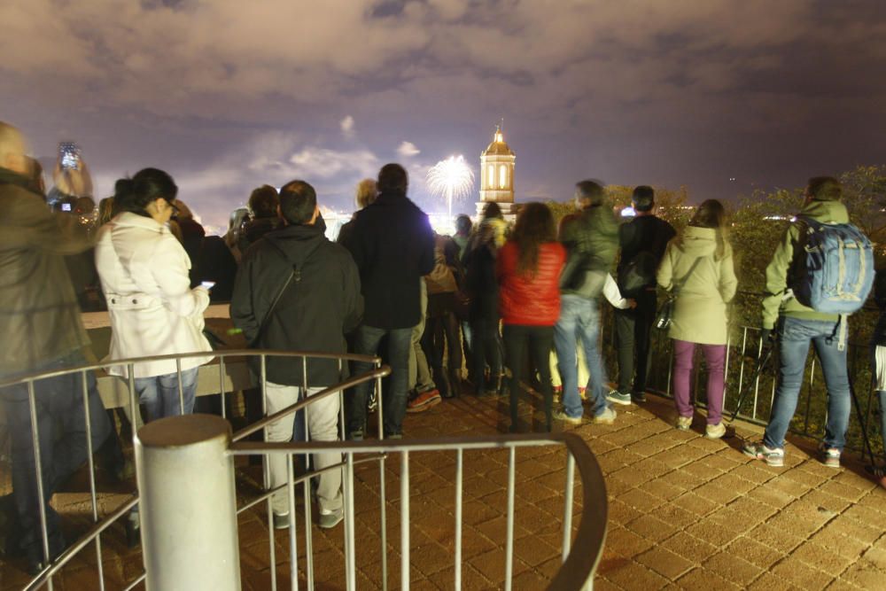 Focs artificials per tancar les Fires de Girona