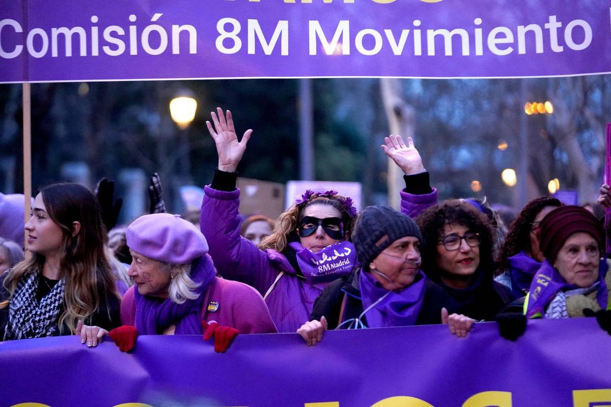 Madrid se moviliza el 8M, día internacional de la mujer