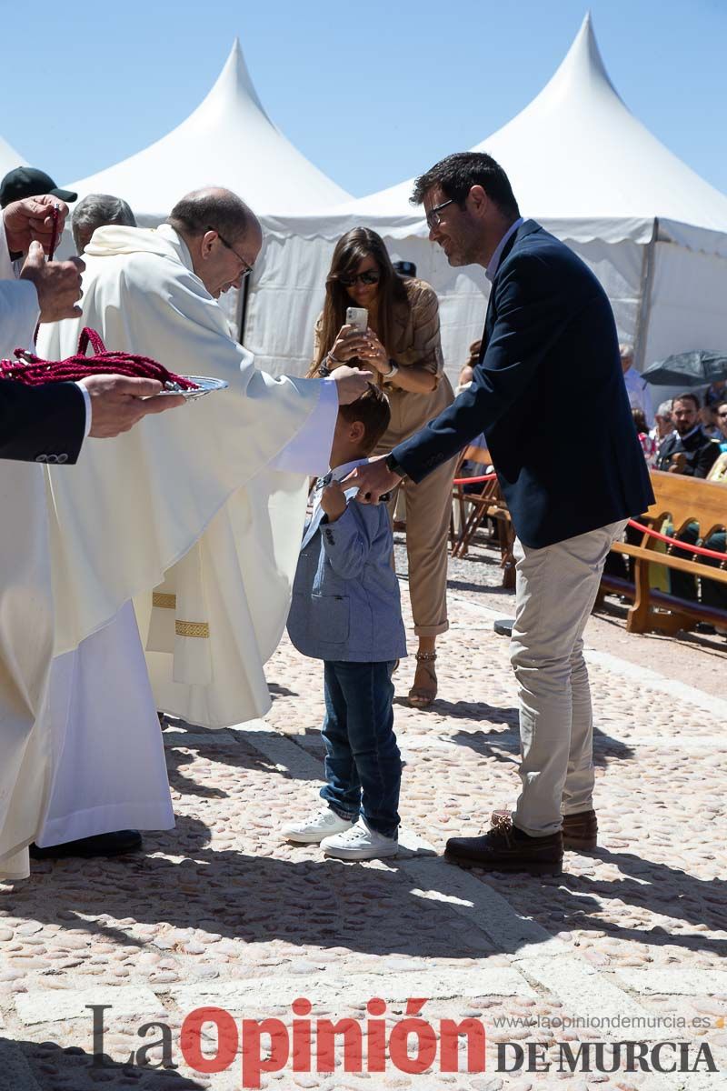 Imposición de nuevos hermanos cofrades de la Vera Cruz de Caravaca