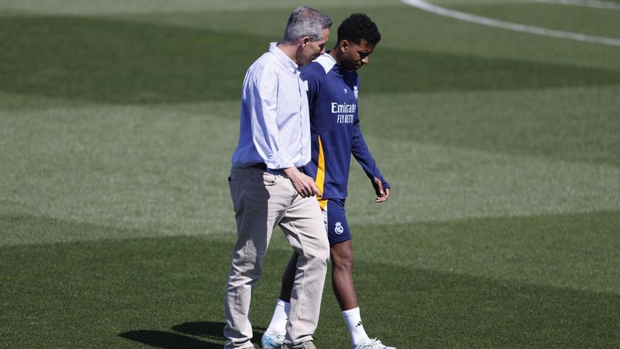 El ataque de celos de Rodrygo roba el foco al adiós de Ancelotti