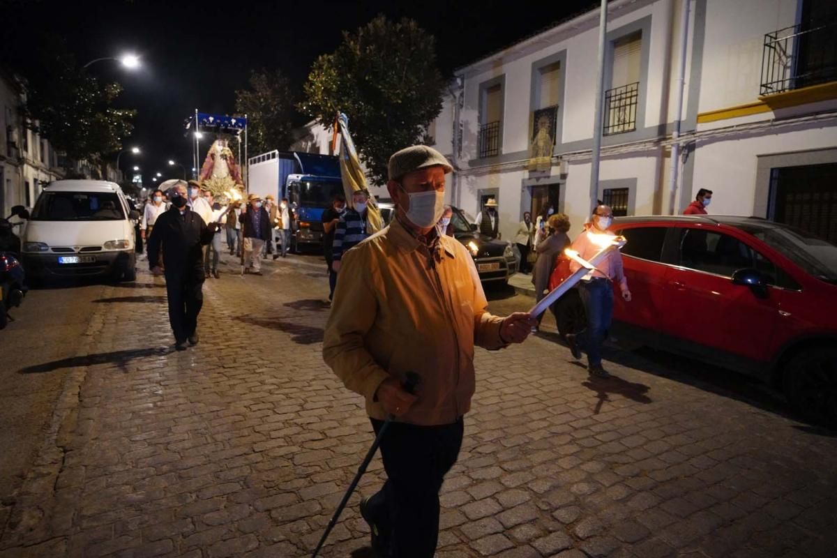 La Virgen de Luna regresa a su santuario desde Villanueva de Córdoba