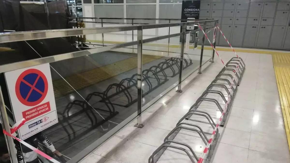 Plötzlich weg: Bis vor kurzem standen hier noch die Räder des Fahrradverleihs "Mou-te Bé".