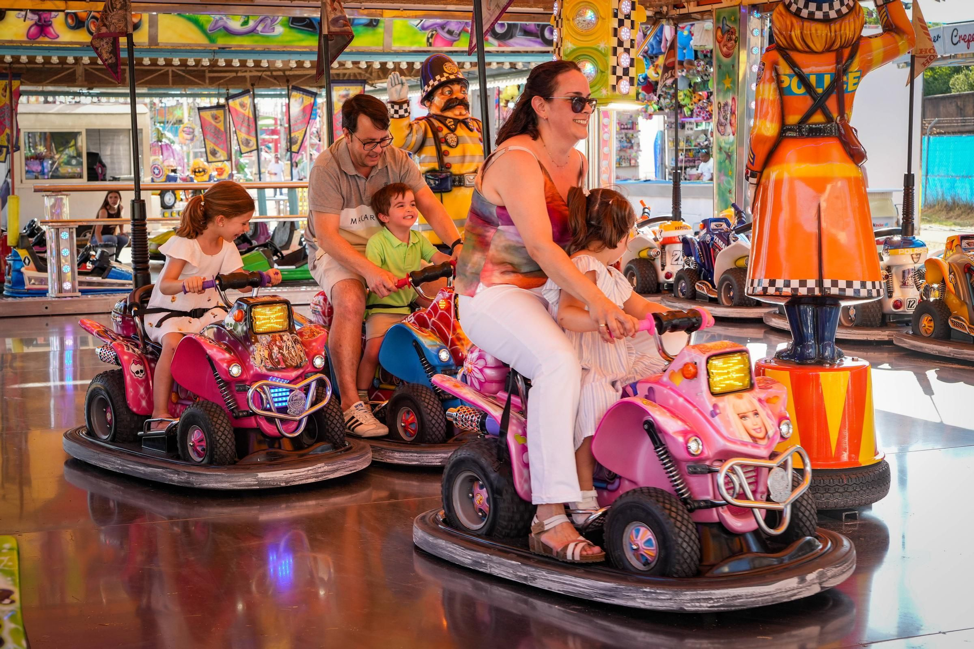 Fotogalería | Los niños conquistan la feria de Badajoz en su día