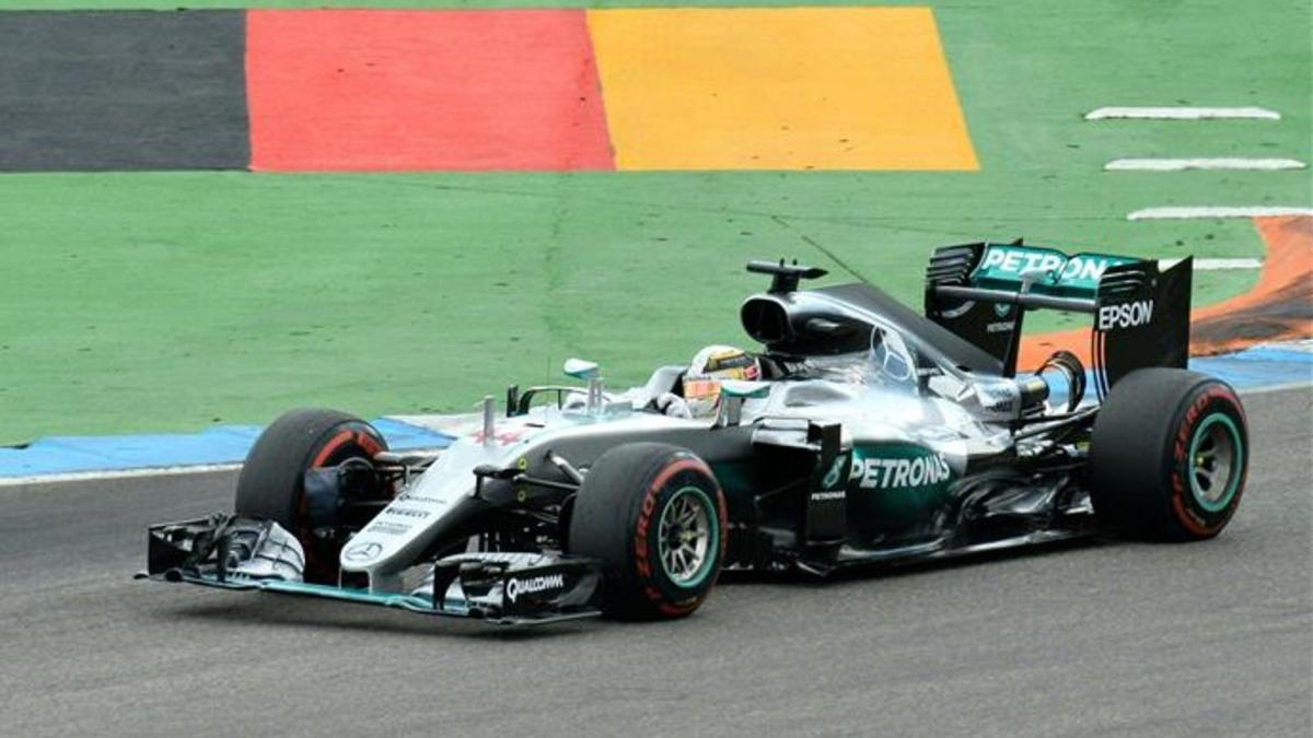 Victoria de Lewis Hamilton en Alemania