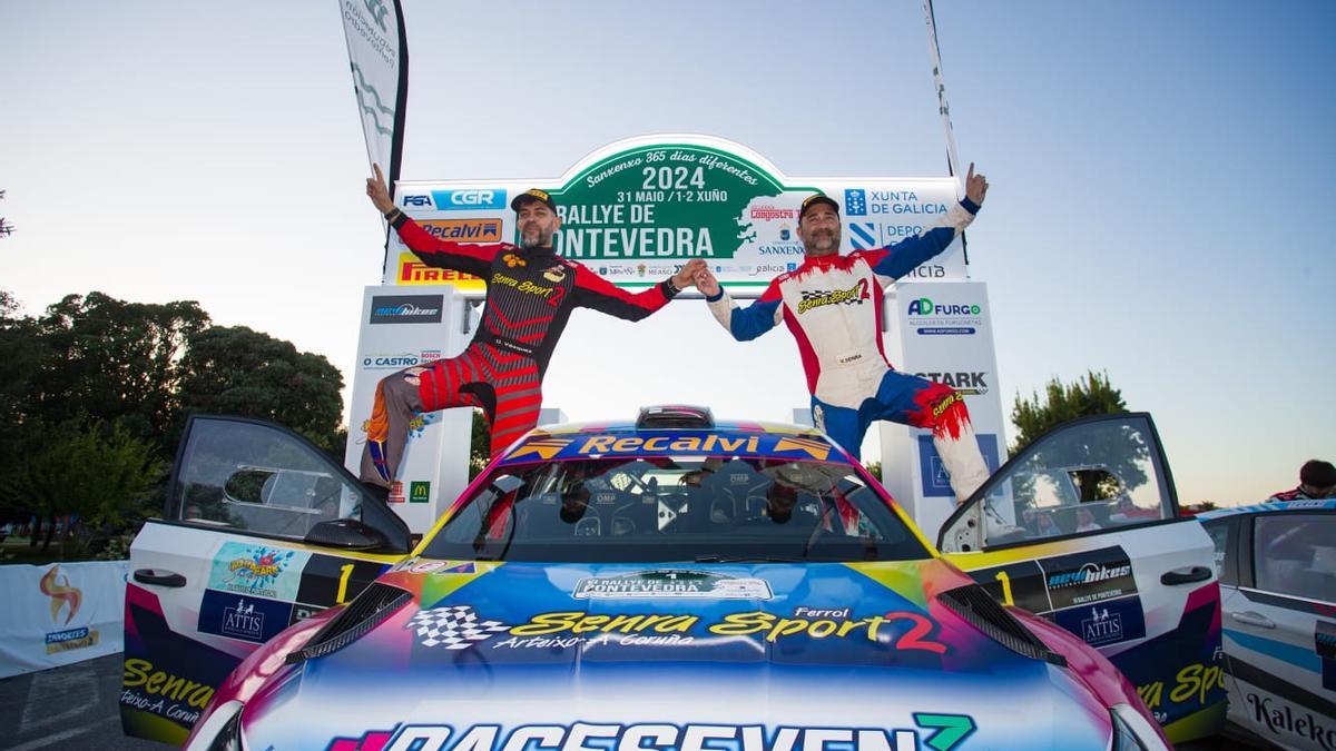 Senra y Vázquez celebran el triunfo