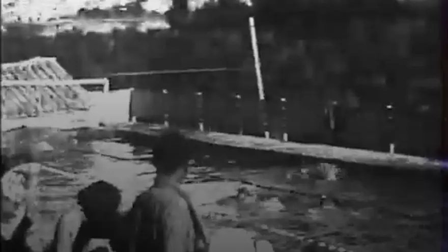 Rescaten un vídeo històric que mostra com es jugava a waterpolo fa cent anys a Sallent