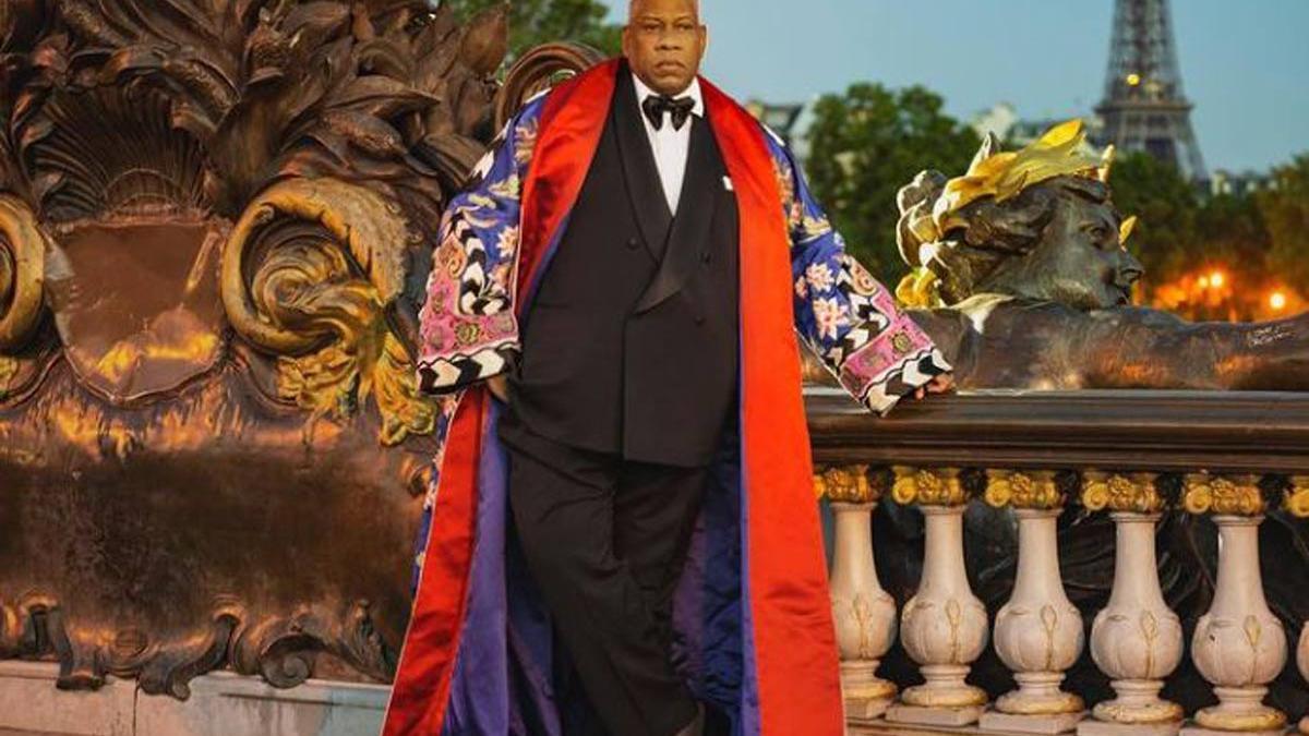 Andre Leon Talley posado en París