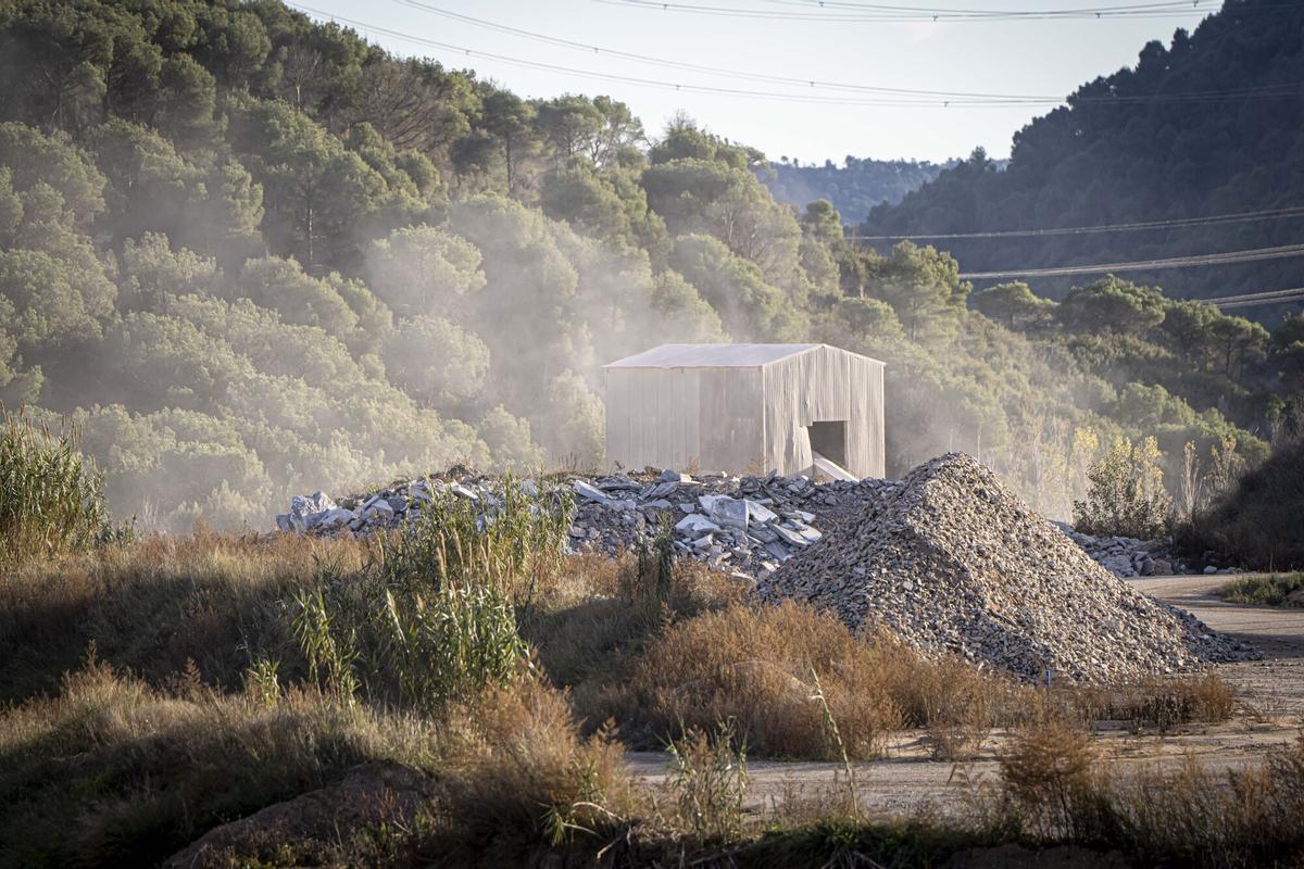 Residuos en el vertedero de Fitó, en Seva (Osona).