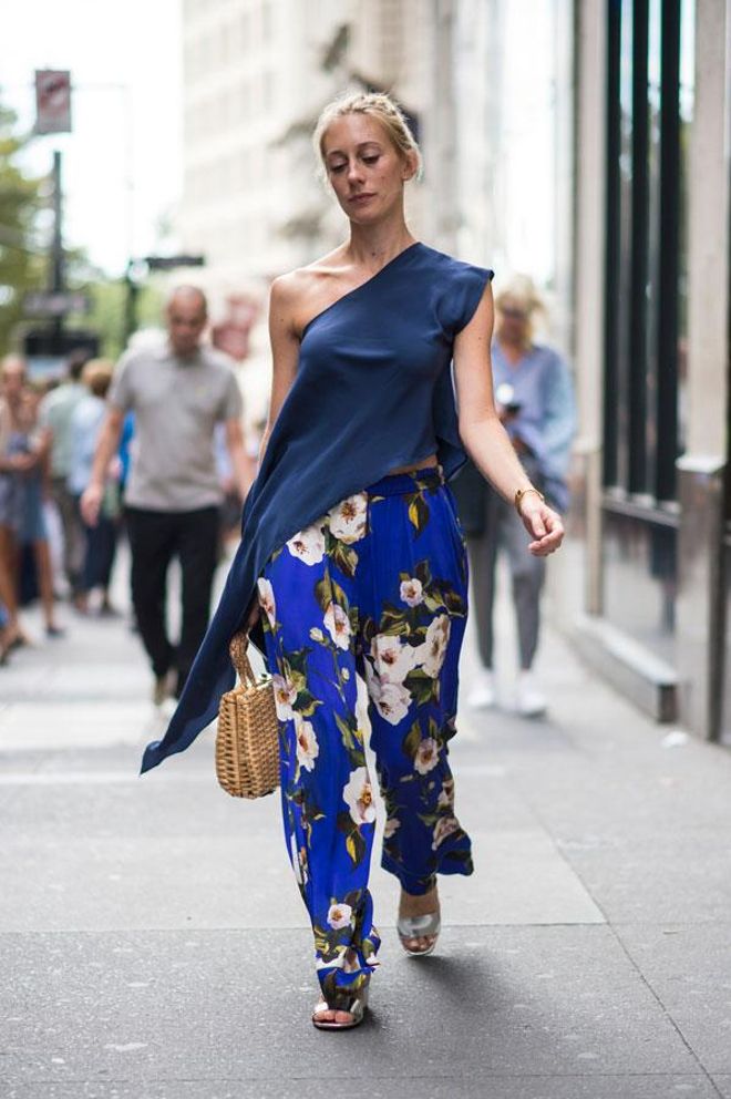 Looks verano: top más pantalón estampado