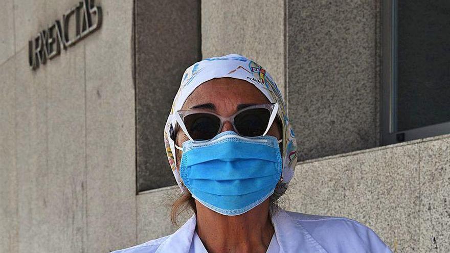 La doctora Belén Iglesias, en la Casa do Mar.