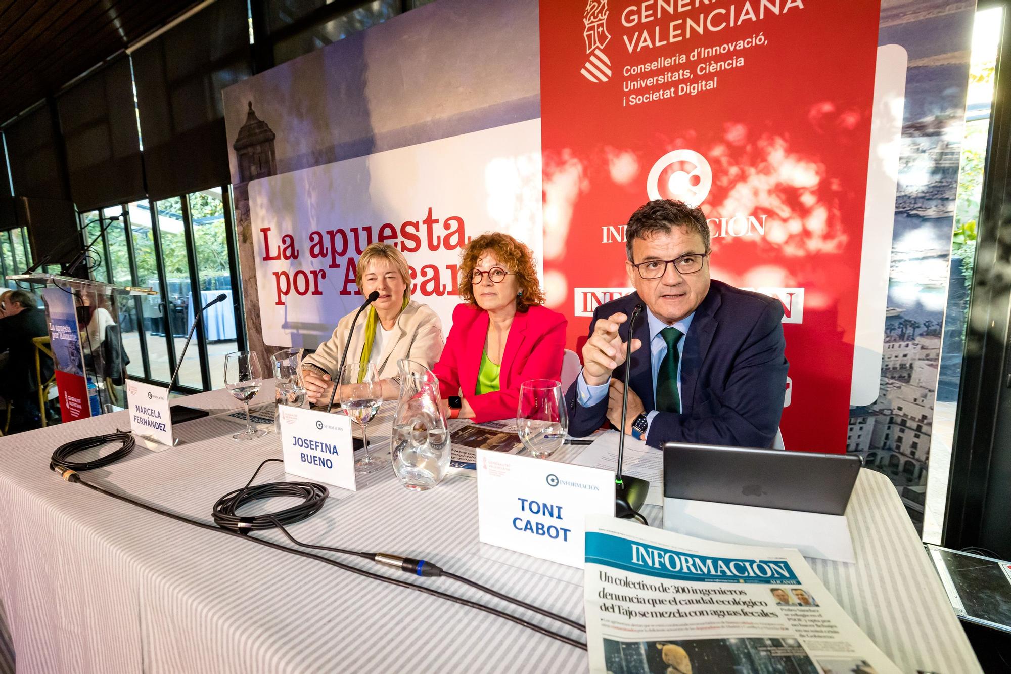 Josefina Bueno desgrana las claves de la apuesta del Consell de Puig en Alicante