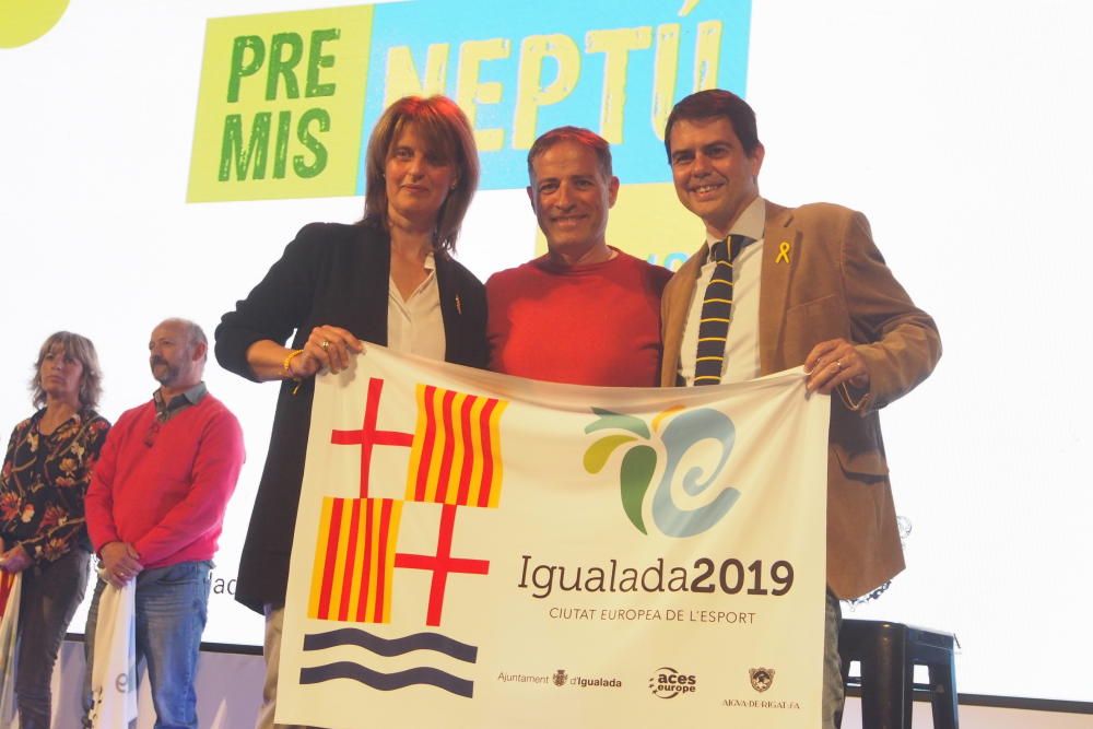 Els Premis Neptú d'Igualada coronen dos triatletes