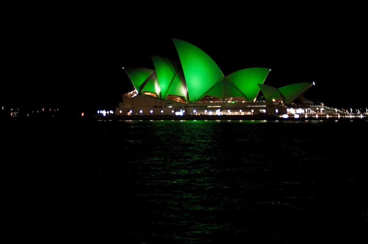 Sidney se viste de verde por San Patricio