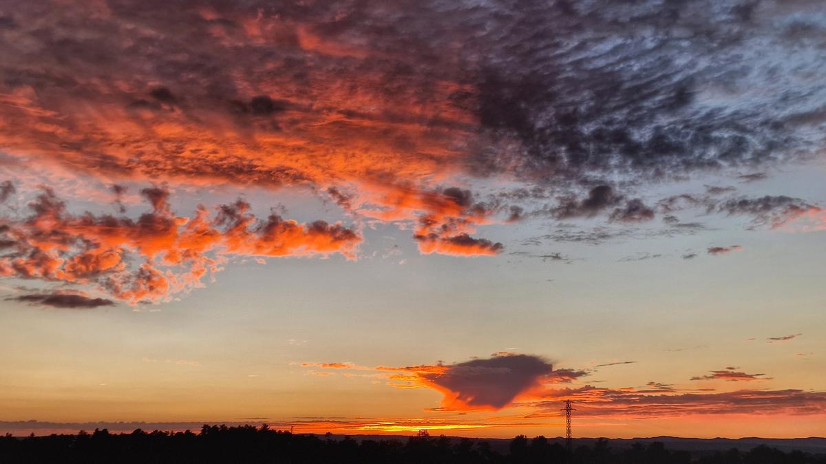 Posta de sol des de Gargallà.