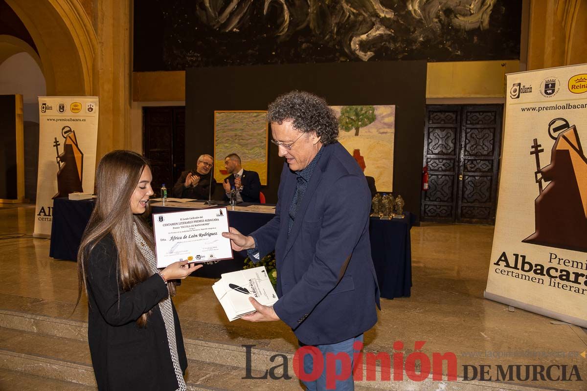 Entrega de premios Albacara en Caravaca