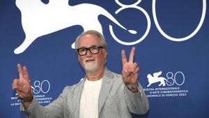 El directo David Fincher posa en el photocall de su nueva película ’The Killer’ durante el  Venice International Film Festival