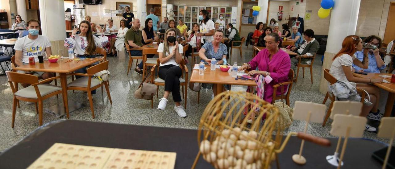 Sorteo solidario que tuvo lugar en el Casino Mercantil.