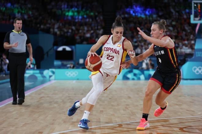 Baloncesto femenino - partido de cuartos de final España vs. Bélgica