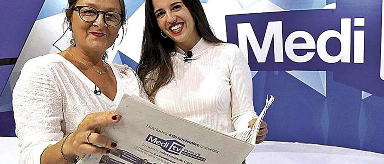 Loles García y Sandra Segarra presentan el magacín de Medi TV