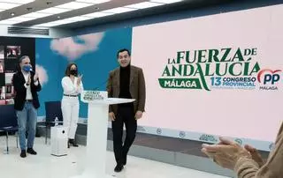 Patricia Navarro y Elías Bendodo acompañan a Juanma Moreno en la lista del PP por Málaga