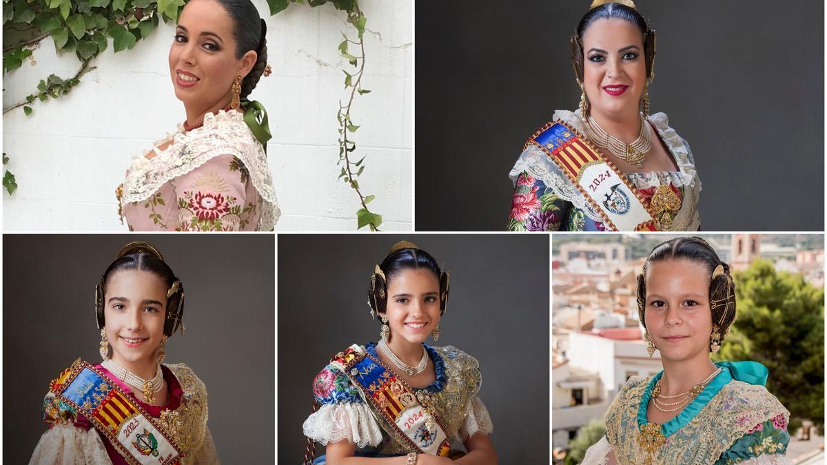 Candidatas a falleras mayores de FJFS