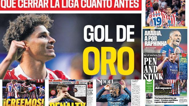 Las portadas de la prensa deportiva de hoy