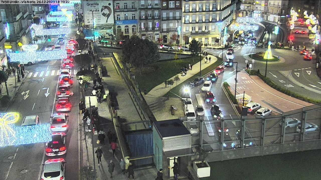 Entradas desde la autopista y calles del centro, de nuevo colapsadas en Vigo