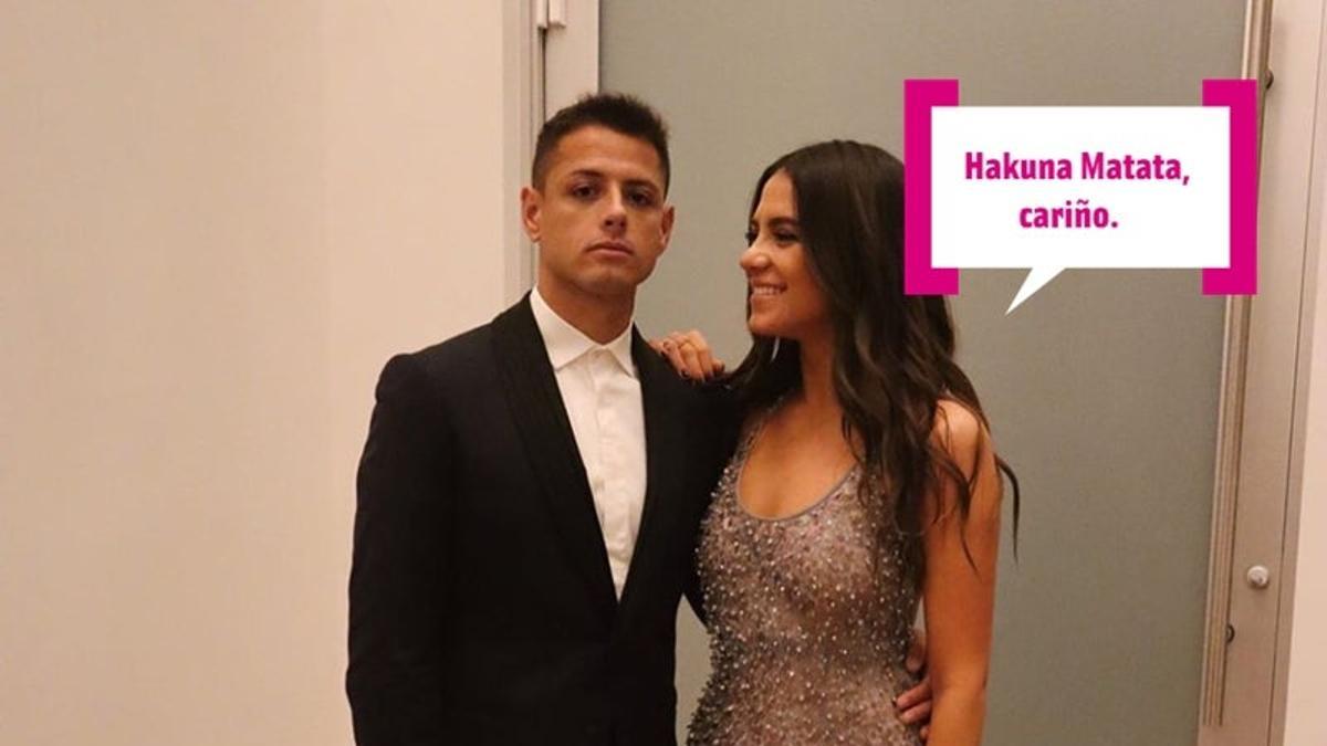 Chicharito y Sarah Kohan