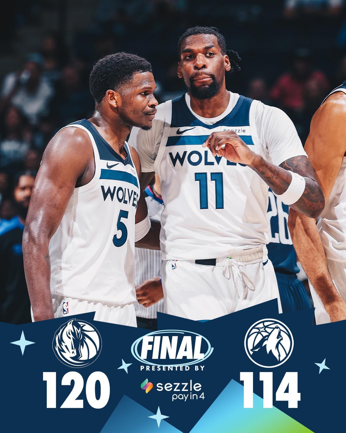 Los Timberwolves vencen pese al susto con Doncic