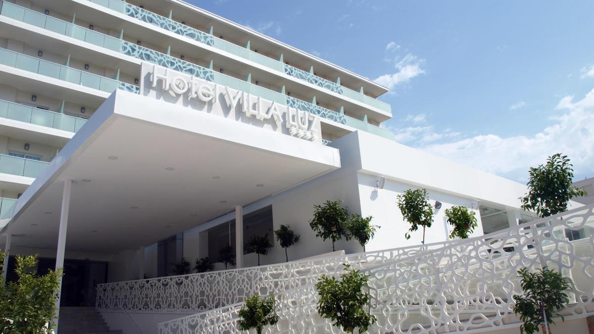 El hotel Villaluz de la playa de Gandia, en una imagen de archivo.