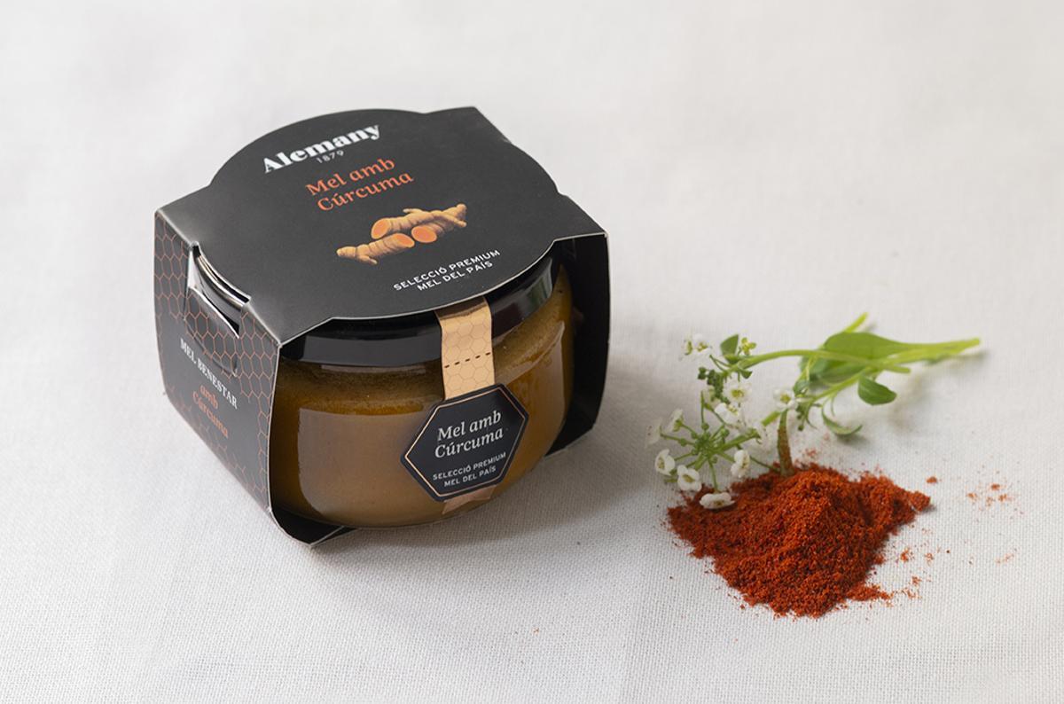 Miel alemany con curcuma
