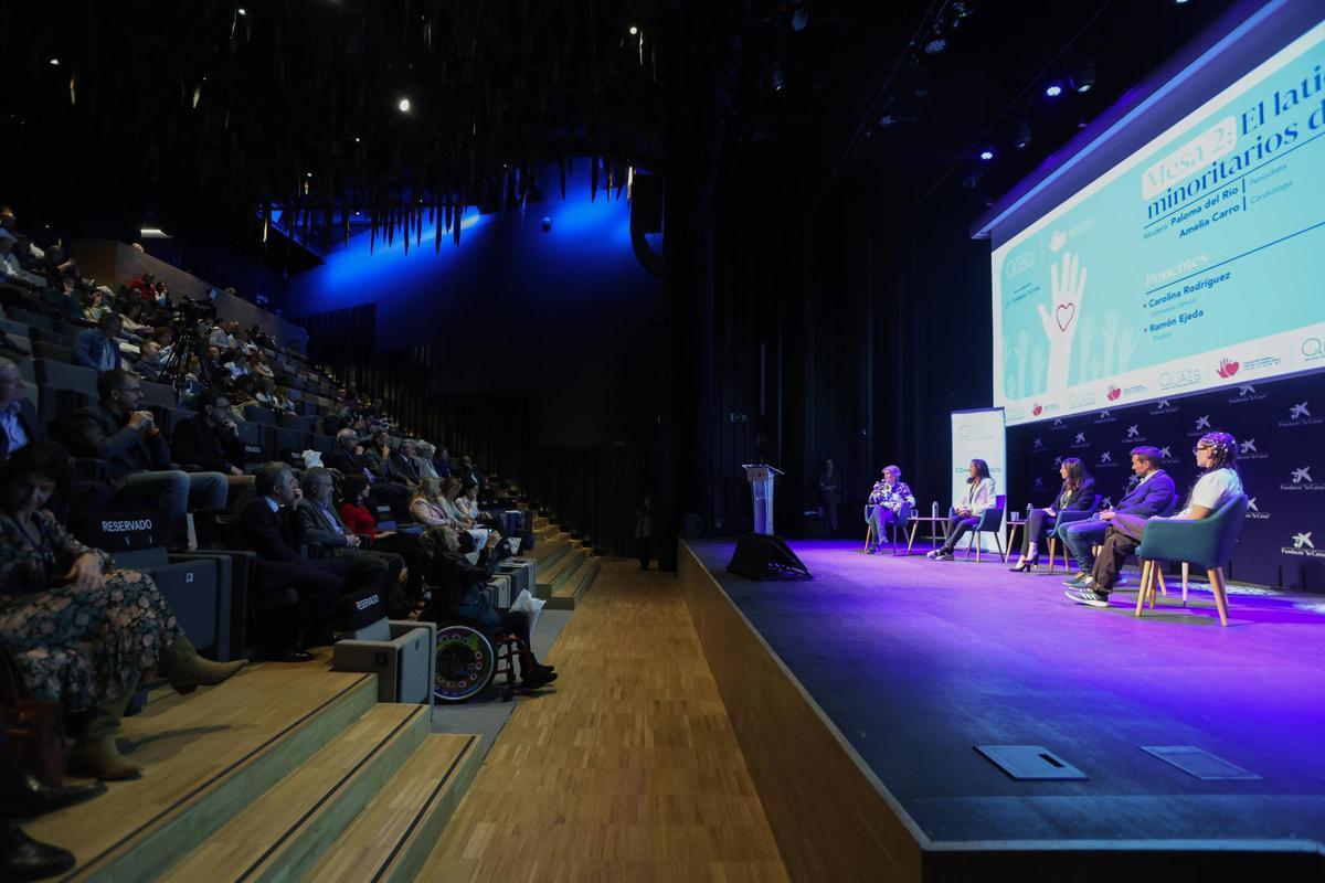 El Congreso de Muerte Súbita se celebró en el auditorio del CaixaForum.