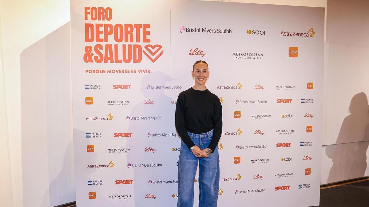Virginia Torrecilla, excapitana de la selección española, en el Foro Deporte y Salud organizado por SPORT y Prensa Ibérica.