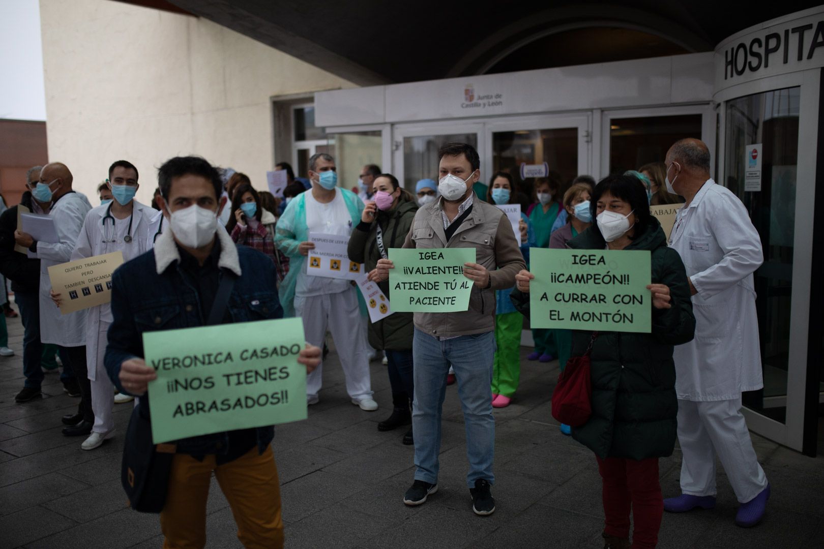 La concentración de médicos en imágenes