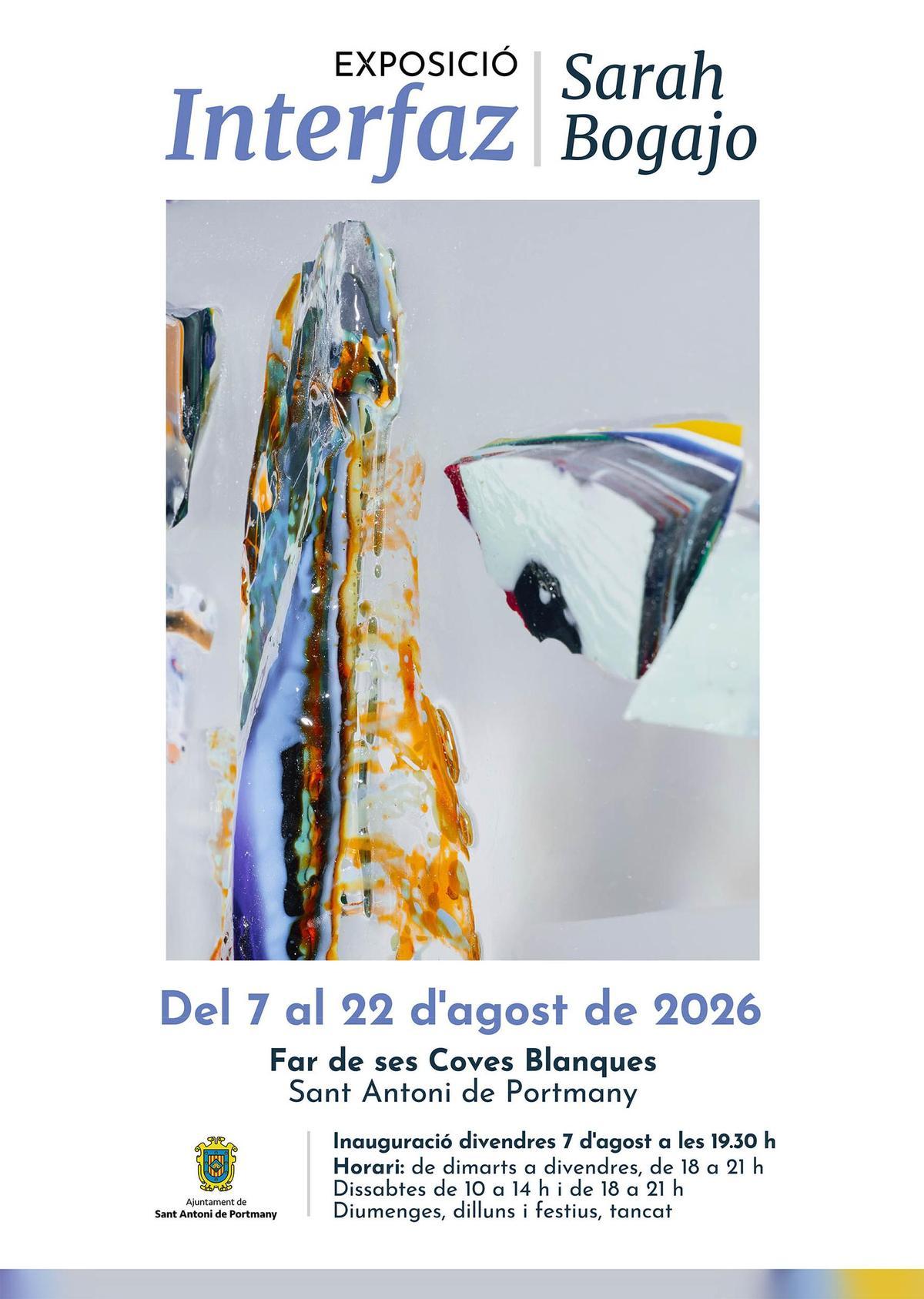 Sarah Bogajo presenta su exposición 'Interfaz' en Sant Antoni