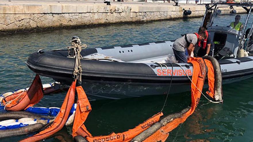 Abaqua no cambiará el colector que se rompió y provocó los vertidos residuales en el puerto