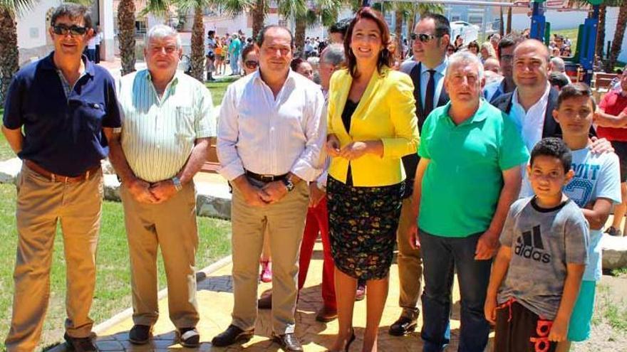 La alcaldesa, Toñi Ledesma, inauguró el parque.