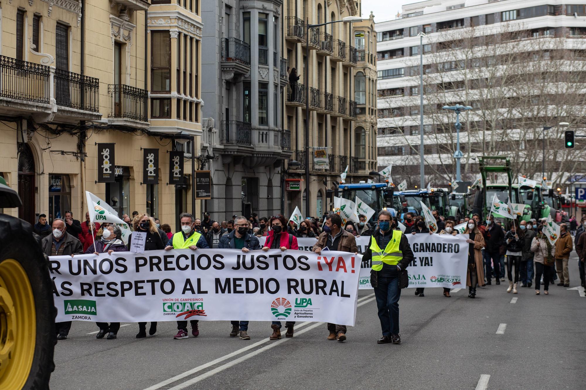 GALERÍA | Las imágenes de la tractorada en Zamora 2022