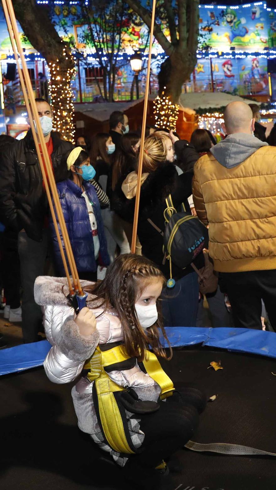 Las mejores imágenes del encendido de la Navidad en Vigo