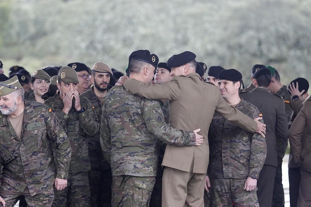 La Brigada despide a los soldados que viajarán a Letonia